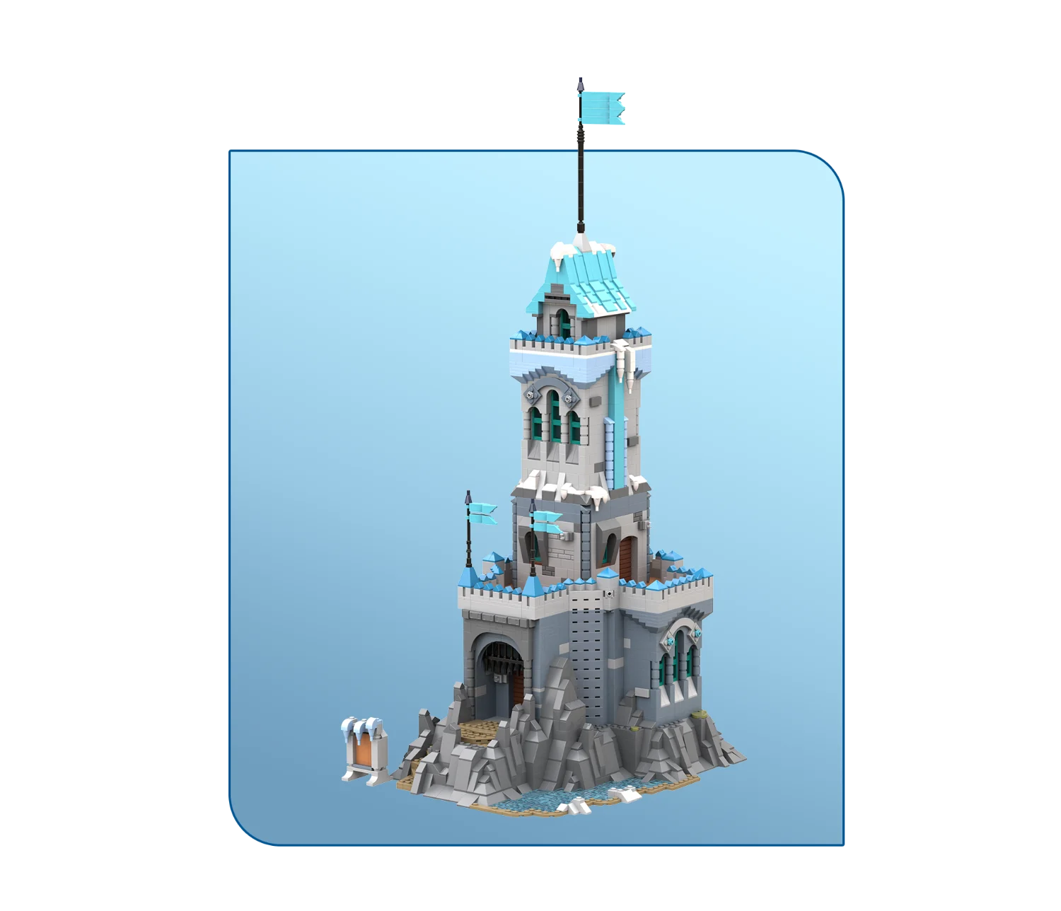 Official LEGO Skylines Ice Tower newsletter reward artwork
